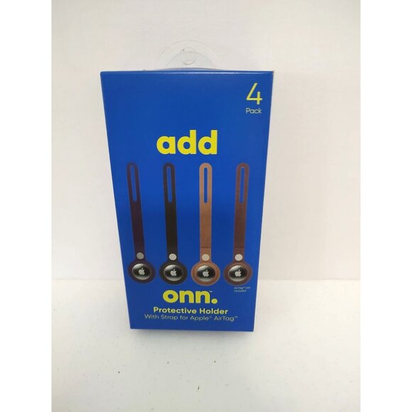 ONN. Protective Holder With Strap For Apple AirTag 4 Pack - Picture 5 of 5